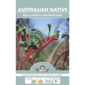 Mr Fothergill's Red and Green Kangaroo Paw Flower Seeds