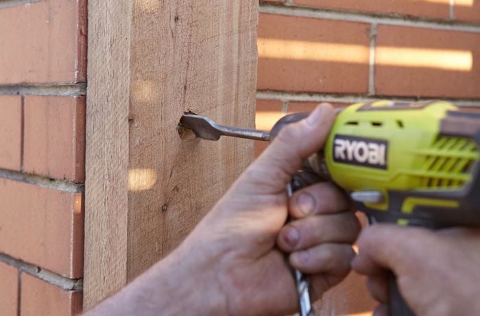 DIY Step Image - How to build a timber screen . Blob storage upload.
