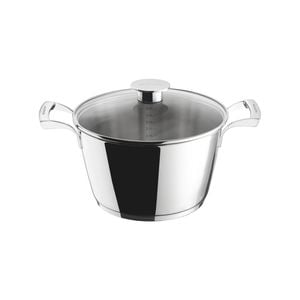 Bugatti Italy 4.0L/24cm Stainless Steel Casserole With Glass Lid