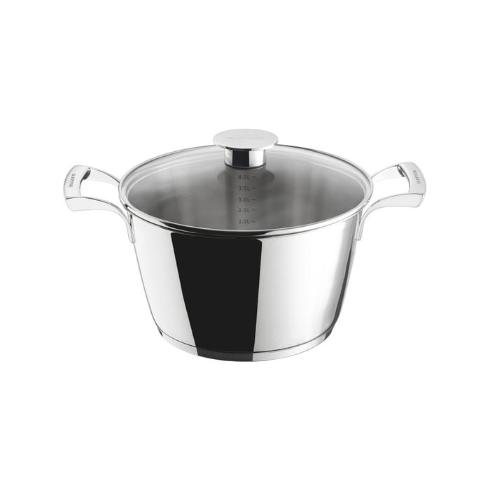 Bugatti Italy 4.0L/24cm Stainless Steel Casserole With Glass Lid
