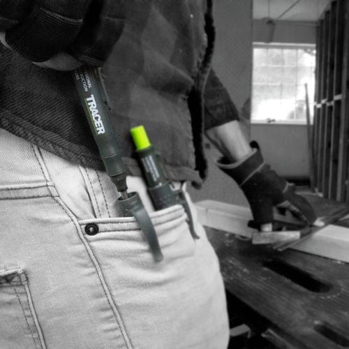 Tracer
  holsters slimline profile can be stored with convenience