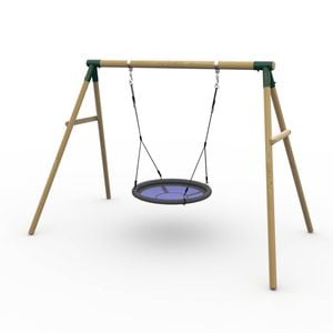 Plum Play Kids/Children Outdoor/Garden Wooden Nest Swing Set - Spider Monkey 3y+