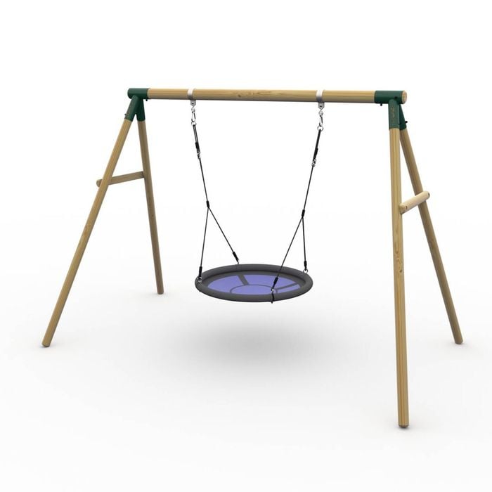 Plum Play Kids/Children Outdoor/Garden Wooden Nest Swing Set - Spider Monkey 3y+