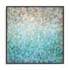 Artey | Blocked Abstract - Framed Canvas - Black - 50 x 50cm