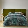 Palm Leopard Green Digital Printed Cotton Quilt Cover Set