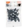 Taskmaster 5mm Pin Black Plastic Shelf Support - 20 Pack