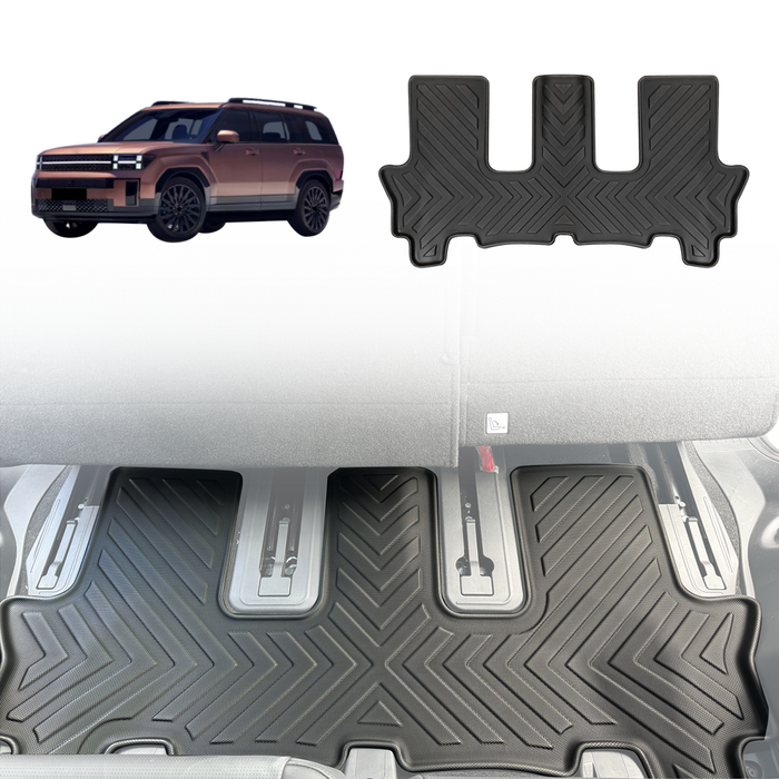 AUSGO Third Row Floor Mat for Hyundai Santa Fe 2024-Onwards Car Liner Mat