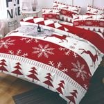 Dreamfields Queen Wonder Xmas Christmas Design Soft Quilt Duvet Doona Cover Set