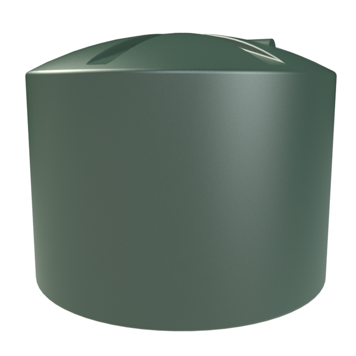 Melro Tanks 16500L Heritage Green Round Poly Water Tank