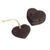 Nicola Spring 6x Slate Hanging Tags - Natural Rustic Kitchen Home Office Hanging Decoration Display Tag Labels Heart Design