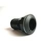 RX Plastics Ltd Tank Fitting & Backnut 15mm Black - 15mm