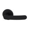 Gainsborough Matte Black Neue Contour Passage Lever Set
