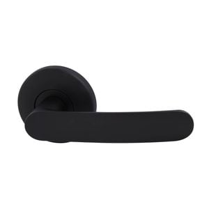 Gainsborough Matte Black Neue Contour Passage Lever Set