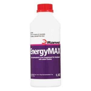 Ranvet Energy Max Glycerophosphate & Iron Supplement For Greyhounds 1l