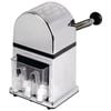Olympia Manual Ice Crusher Chrome Effect C824 268x177x162mm Includes Scoop
