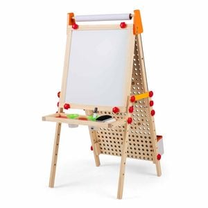 Costway Kid 4in1 Adjustable Art Easel Blackboard Whiteboard Paper Roll