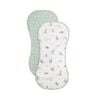 Living Textiles 2 Pack Organic Burp Cloths - Australiana