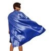 LONG CAPE Costume Cloak Halloween Fancy Dress Coat Jacket Superhero Blue
