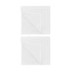 2PK Bambury Angove 600gsm Soft Absorbent Cotton Bath Sheet 80x160cm White