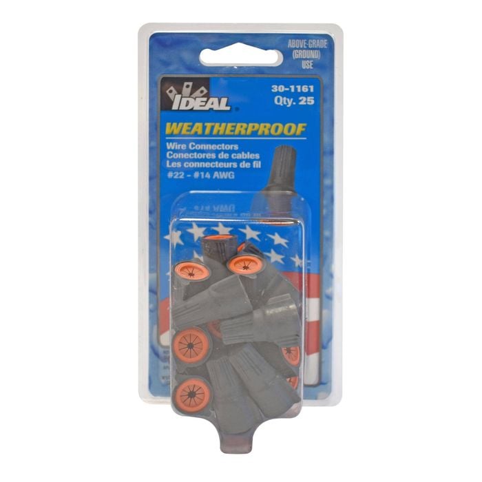 Ideal Weatherproof Wire Connector, 1.5mm - 2.5mm, Grey/Orange 