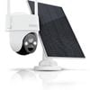 Uniden App Cam Solo X2k Pt Kit - 100% Wirefree 2k Super Hd Outdoor Pan & Tilt Camera Kit Including Solar Panel