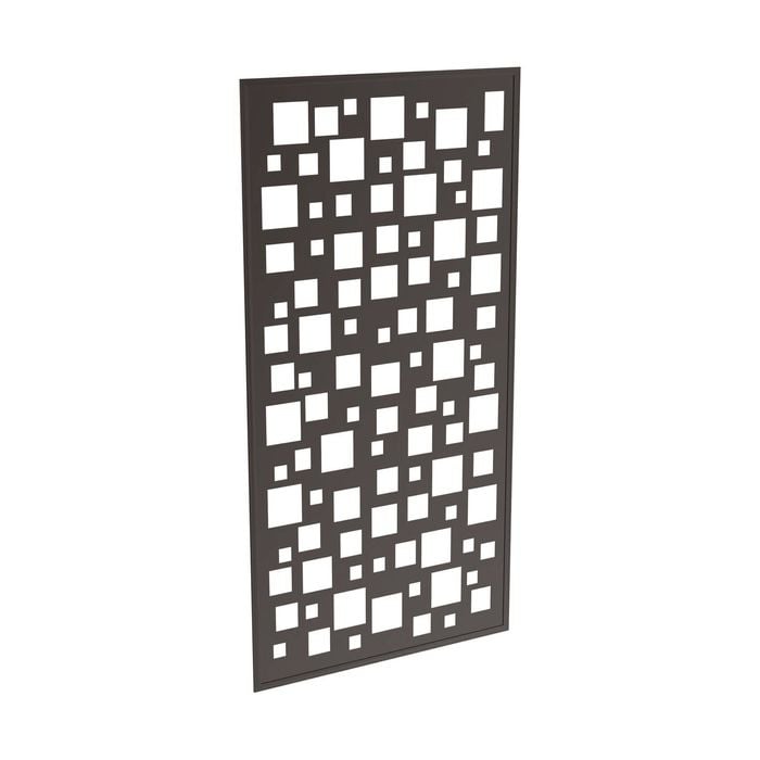 ProtectorAl 300 - 940 x 941 - 1840mm Black Squares Framed Composite Decorative Panel