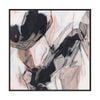 Artey | Tangerine Tango II - Framed Canvas - Black Frame - 50 x 50cm