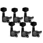 Freedom Electric Guitar Tuning Pegs Black