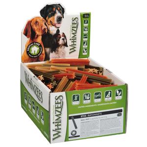 Whimzees Dental Stix For Small Dogs (7-12kg) - 150's Per Box