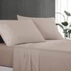 Luxton Pure Soft Plain Color 1000TC Bed Sheet Set (Linen, Single)
