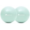 METEOR 25cm Mini Pilates Ball Dual-Pack in Mint Green