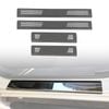 AUSGO Stainless Steel Door Sill Protector for Mazda BT-50 BT50 UP Series Dual Cab 2011-2020 Scuff Plate Cover