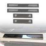 AUSGO Stainless Steel Door Sill Protector for Mazda BT-50 BT50 UP Series Dual Cab 2011-2020 Scuff Plate Cover