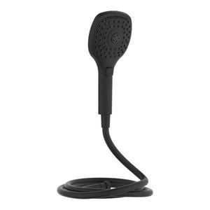 Mondella Cadenza Mate Black 3 Function Hand Shower and Hose WELS 3 Star 9L/min