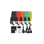 14-Piece Resistance Band Set with Handles, Door Anchor, Ankle Straps, and Training Manual