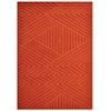 Contemporary Modern Wool Rug-Illusion 6392-Rust-160x230cm