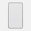 Future Glass Trinity Rectangle Mirror - 1000 x 560mm - Antique Brass