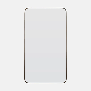 Future Glass Trinity Rectangle Mirror - 1000 x 560mm - Antique Brass