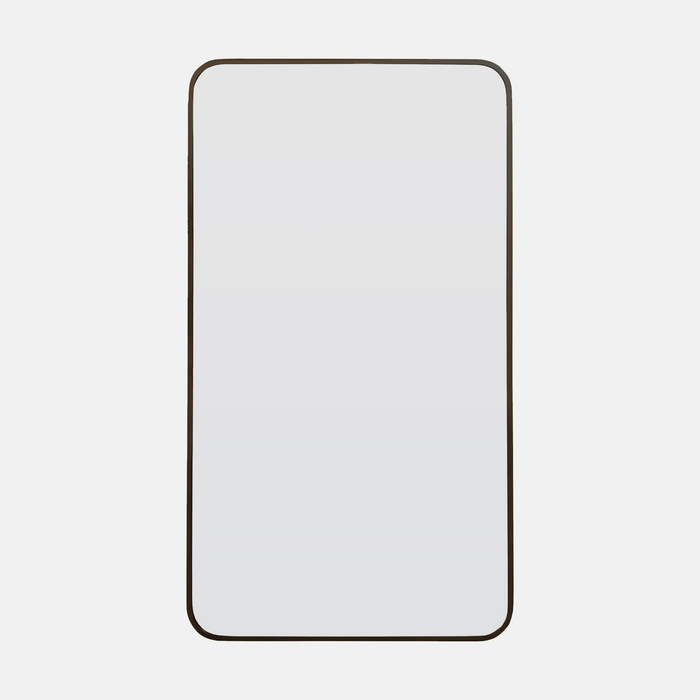 Future Glass Trinity Rectangle Mirror - 1000 x 560mm - Antique Brass