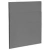 Kaboodle 600mm Smoked Grey Modern 3 Drawer Panels