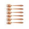 Label Rose Gold 6 Piece Cutlery Box Set Satin 20x13.6x3.7cm Black Splayd