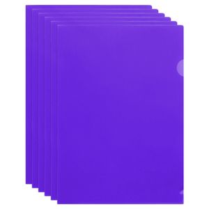 25x Marbig Pp Ultra Letter File A4 Document Paper/stationery Folder/holder Prpl