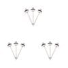 9pc Summit Global Ball Air Pump Metal Inflation Needles