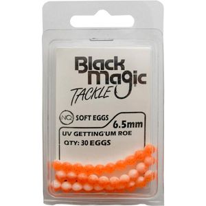 Black Magic 6.5mm Soft Eggs Trout Fishing Lure UV Getting'um Roe