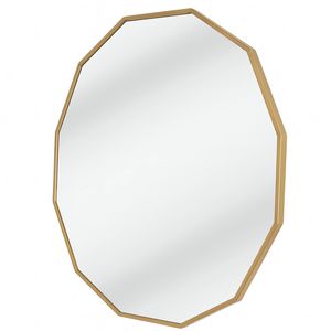 Urban Style Reflections Mirror Dodecagon Alum Gold