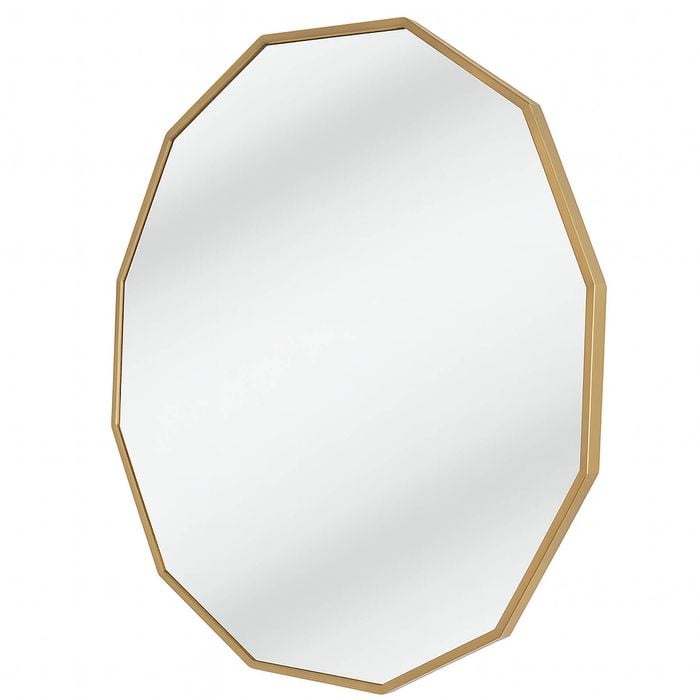 Urban Style Reflections Mirror Dodecagon Alum Gold