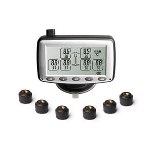 Caravan Trailer Tpms With Low-pressure External 6x Sensors