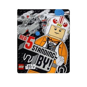 Polar Fleece Throw Rug Lego Star War Red 5 Standing By 127 x 152 cm