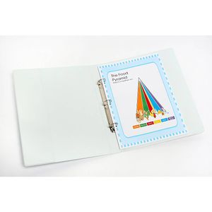 Marbig Clearview Insert 4 D-ring 50mm A3 Binder File Organiser Portrait White