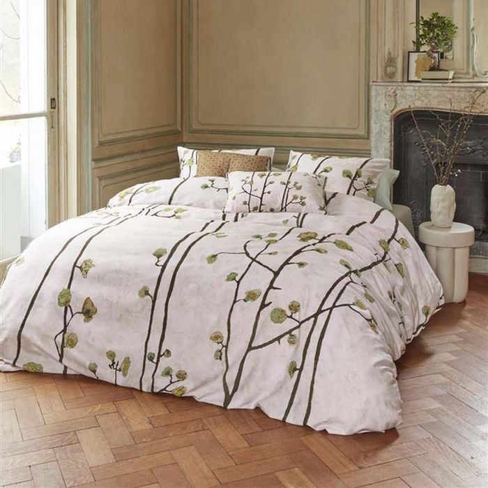 Bedding House X Van Gogh King Plum Blossoms Sand Cotton Sateen Quilt Cover Set